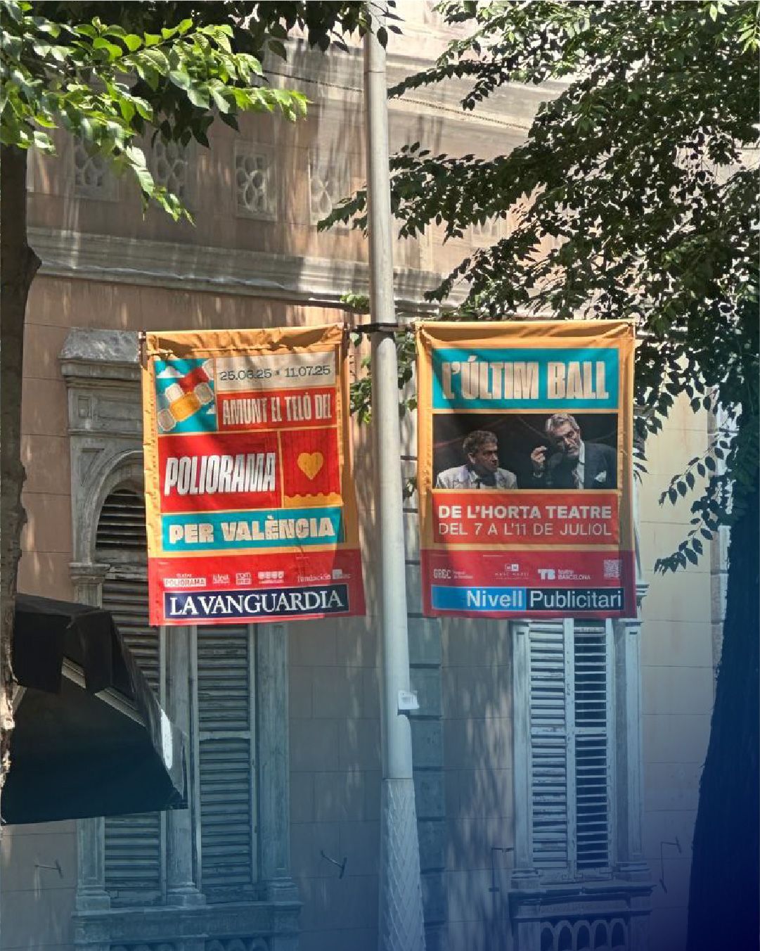 Nivell Publicitari se suma a la campaña “Amunt el teló” del Teatre Poliorama